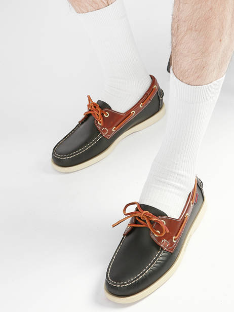 Bootschoenen Uit Leder Sebago Zwart men 7111M7W ander zicht 1